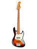 Sadowsky MetroExpress, Standard JJ, 5 corde, fretless con linee, per mancini - Tobacco Burst, Morado