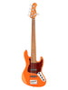 Sadowsky MetroExpress, Standard JJ, 5 corde, 21 tasti - Arancione mela metallizzato, violaceo