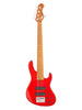 Sadowsky Metroexpress, Modern Bass, 5 corde, 24 tasti - Candy Apple Red, Acero