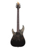 Schecter C-1 Standard, mancino - Black Fade Burst Burl