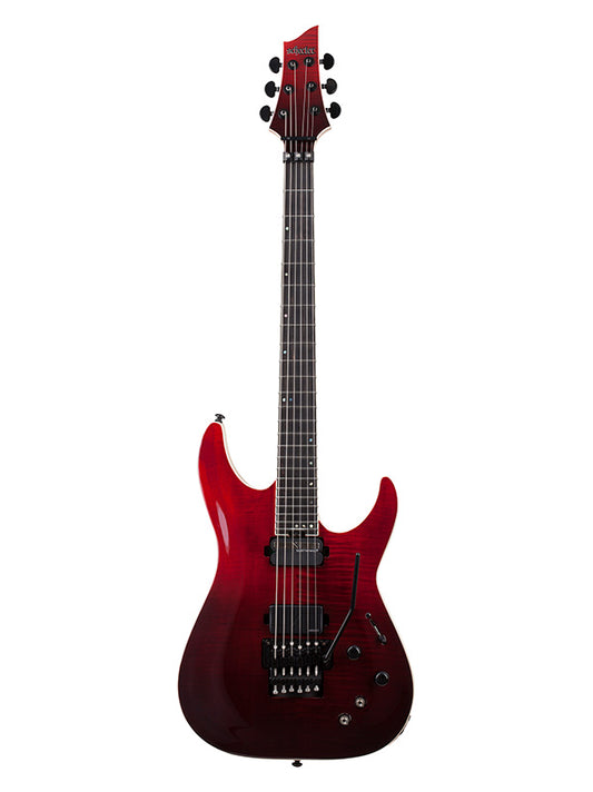 Schecter C-1 Floyd Rose SLS Elite, micro Sustainiac - Blood Burst