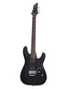 Schecter C-6 Deluxe Floyd Rose - Nero satinato