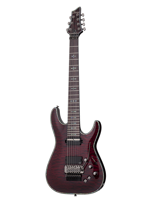 Schecter Hellraiser C-7 Floyd, Sustainiac - Black Cherry