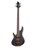 Schecter Charles Berthoud CB-4, mancino - Nero Satinato Trasparente