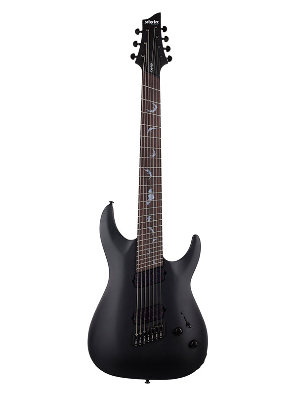 Schecter Damien 7 multi-scale - Satin Black