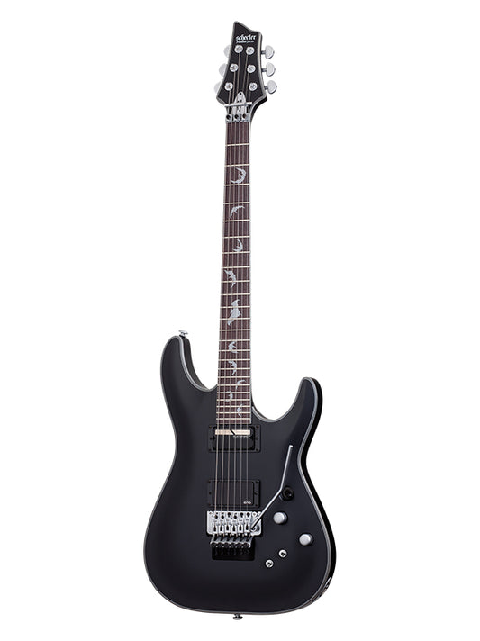 Schecter Damien Platinum Floyd, Sustainiac - Satin Black