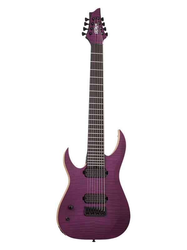 Schecter John Browne Tao-8, gaucher - Satin Trans Purple