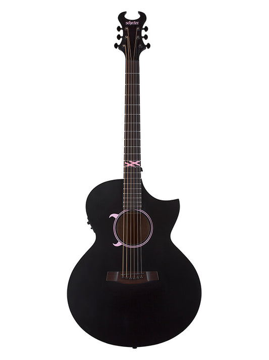 Schecter Machine Gun Kelly électro-acoustique - Satin Black