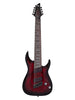 Schecter Omen Elite 8 multiscala - sfumato ciliegia nera