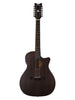 Schecter Acoustique Orleans Studio-12, preamplificatore Fishman Isys - Nero satinato semitrasparente