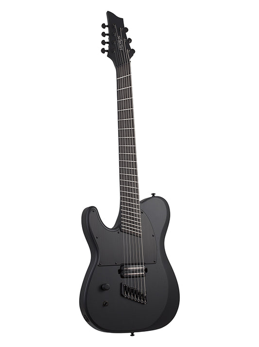 Schecter PT-7 Black multi-scale OPS, gaucher - Satin Black Open Pore