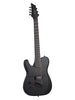 Schecter PT-7 Black multi-scala OPS, per mancini - Nero satinato a poro aperto