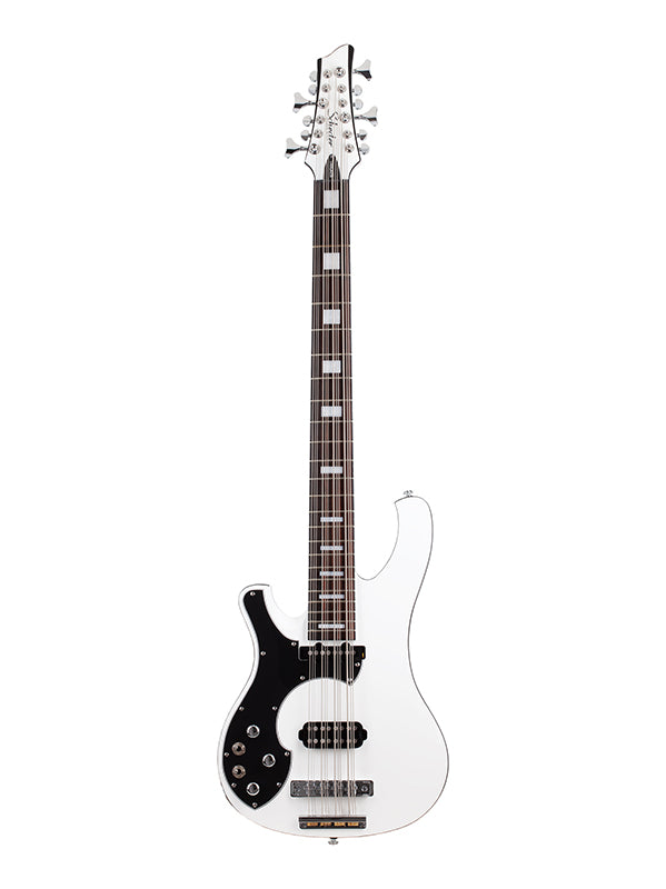 Schecter Stargazer-12 Bass, gaucher - Gloss White
