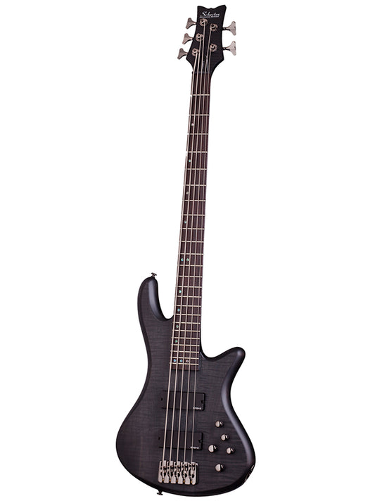 Schecter Stiletto Studio 5 - See Thru Black Satin