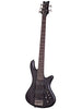 Schecter Stiletto Studio 5 - Nero satinato trasparente