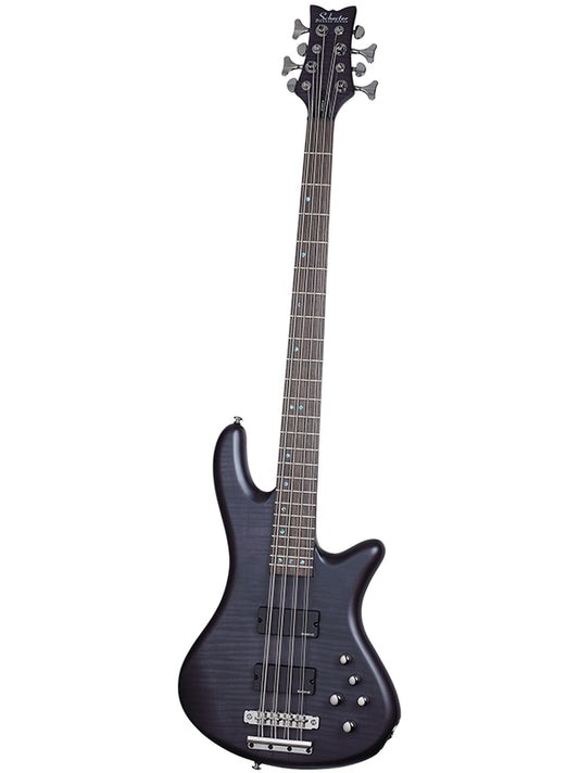 Schecter Stiletto Studio 8 - See Thru Black Satin