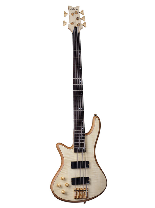 Schecter Stiletto Custom 5, gaucher - Natural