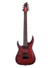 Schecter Sunset-7 Extreme, mancino - Scarlet Burst