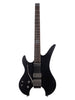 Schecter Synyster Gates Custom-6 Floyd, micro Sustainiac, senza paletta, mancino - Nero satinato