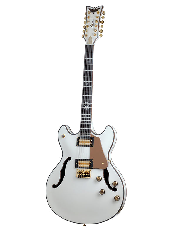 Schecter Wayne Hussey Corsair 12 cordes - Ivory