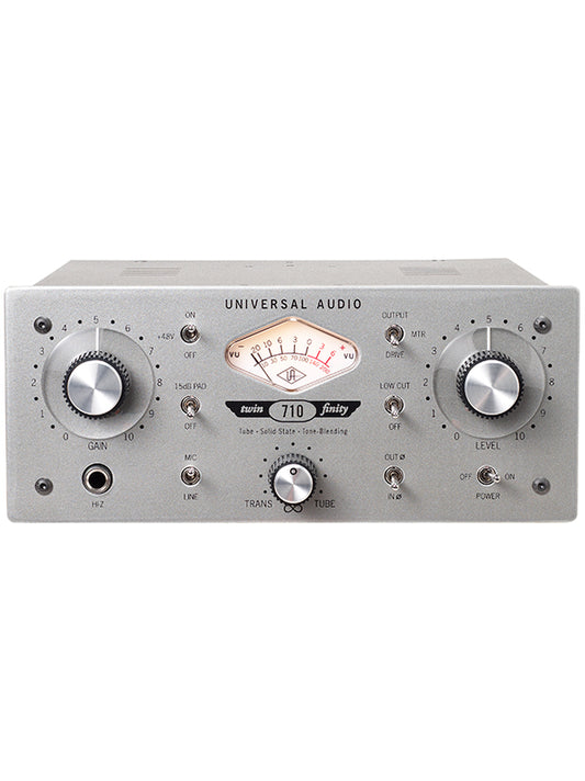 Universal Audio Préampli Analogique - 710 Twin-Finity, mono canal, préampli micro