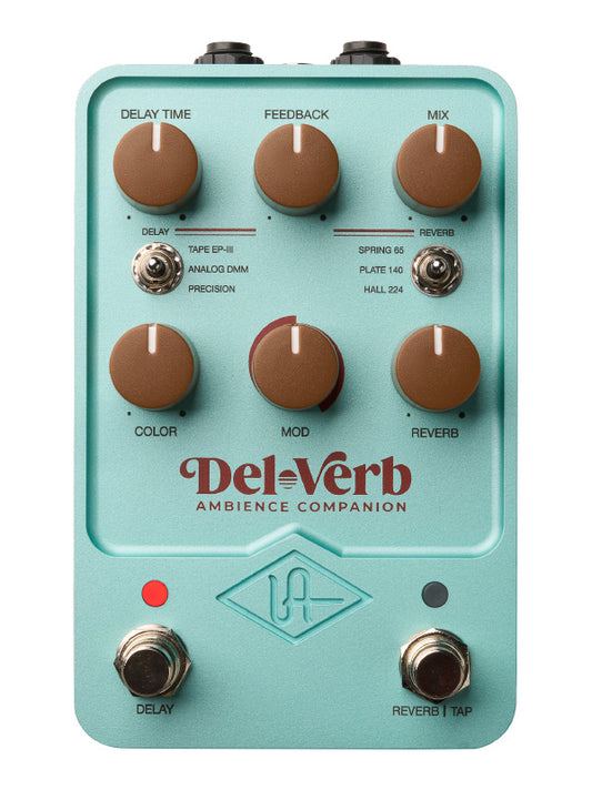 Universal Audio UAFX - Del-Verb Ambience Companion, pédale de reverb-delay