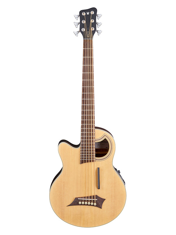 Warwick RockBass RockBass Alien DeLuxe 6, gaucher - Natural Satin
