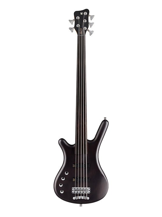 Warwick RockBass RockBass Corvette Basic 5 Fretless, gaucher - Nirvana Black Satin