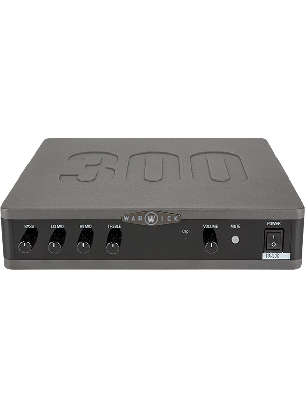 Warwick Amps PA-300 - Tête de puissance Class D 300 Watt, 3 EQ