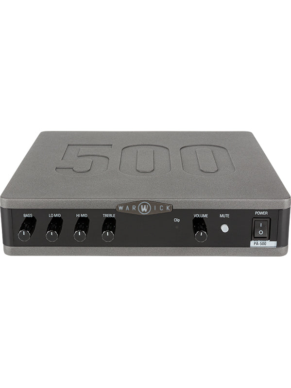 Warwick Amps PA-500 - Tête de puissance Class D 500 Watt, 3 EQ