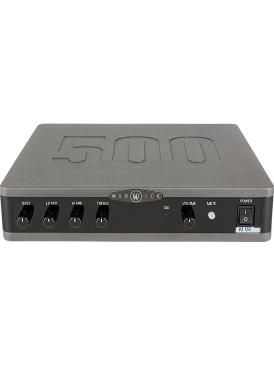 Warwick Amps PA-500 - Tête de puissance Class D 500 Watt, 3 EQ