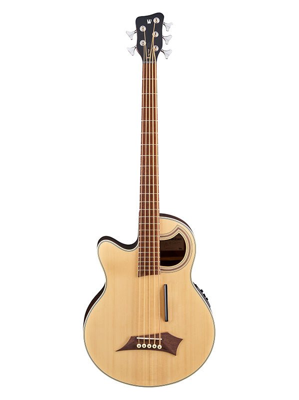 Warwick RockBass RockBass Alien DeLuxe 5, gaucher - Natural Satin