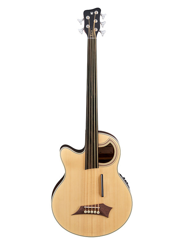 Warwick RockBass RockBass Alien DeLuxe 5 Fretless, gaucher - Natural Satin