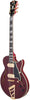 D'Angelico Deluxe SS Baritono Vino Trasparente Satinato