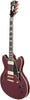 D'Angelico Deluxe DC Vino Trasparente Satinato