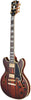 D'Angelico Deluxe Mini DC Brown Burst Satinato
