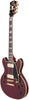 D'Angelico Deluxe Mini DC Vino Trasparente Satinato