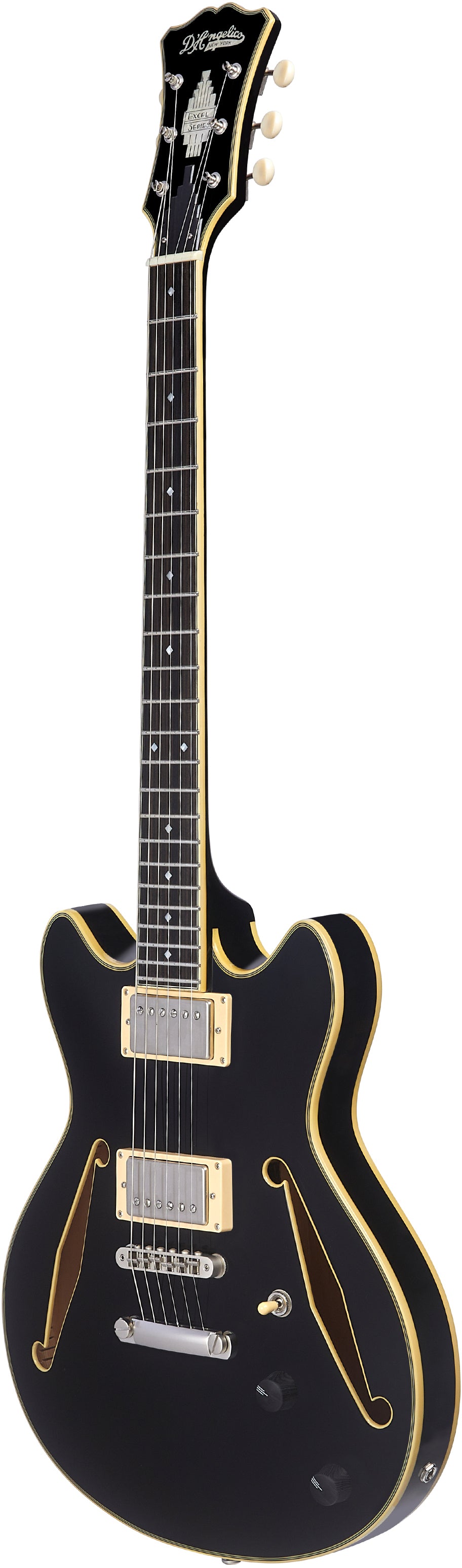 D'ANGELICO Excel Mini DC Tour Solid Black