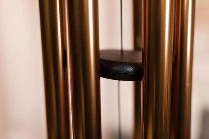 CHIMES SONIC ENERGY MOON 44",BRONZE