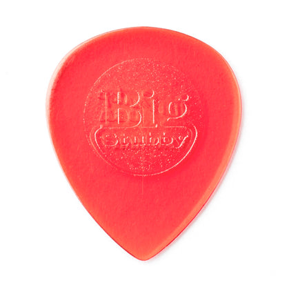 Sachet de 6 médiators Big Stubby 100 (rouge)