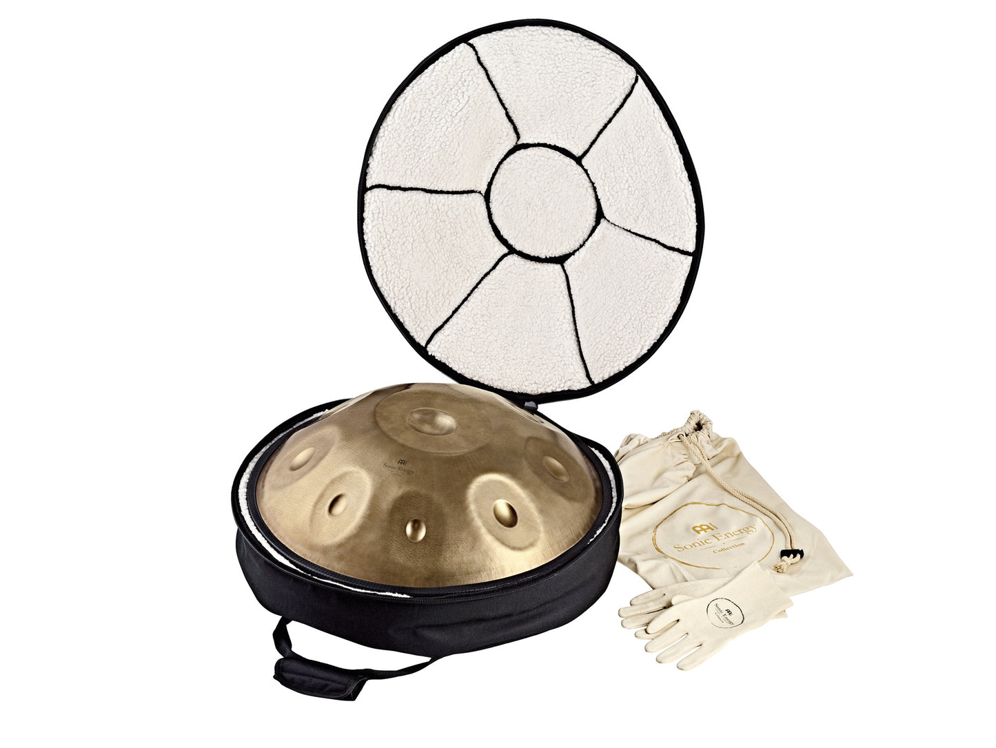 Hanpan Meinl Sonic Energy 22"(55,88cm), 9 sons, accordage en Ré, Vintage Gold.