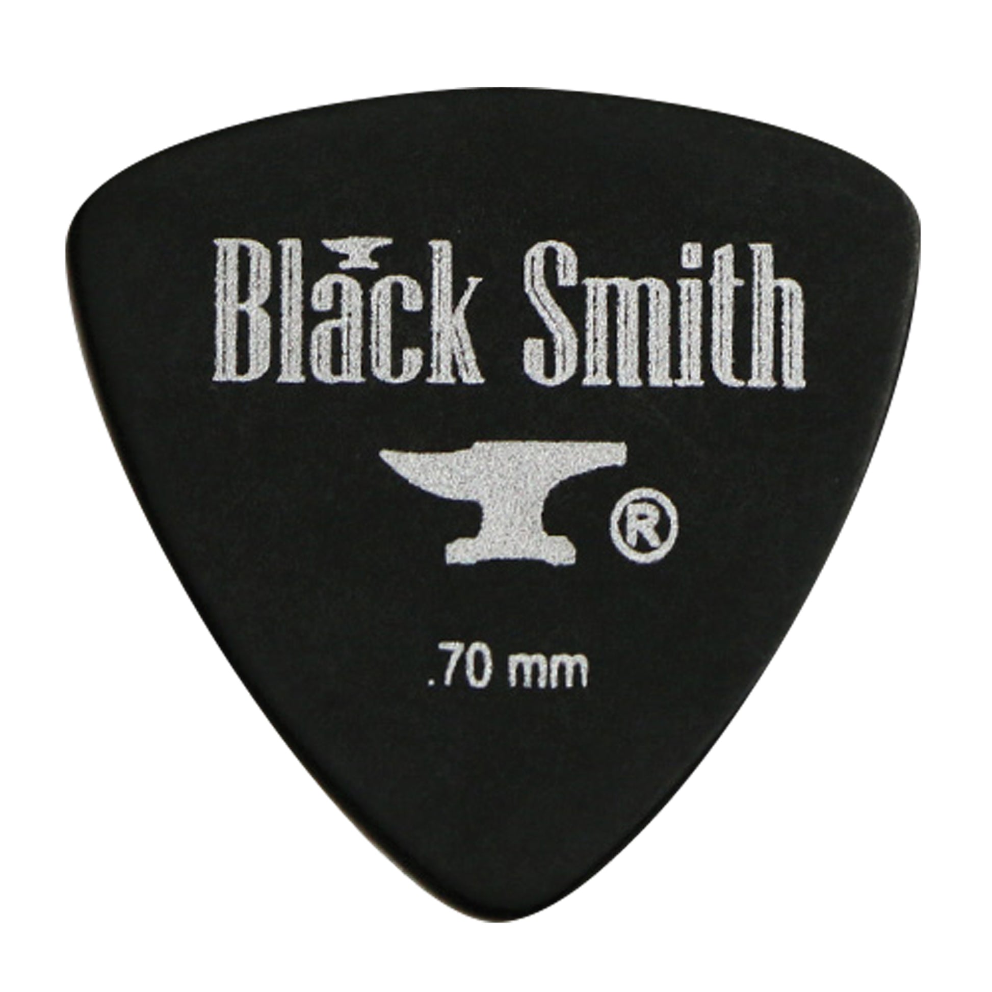 Sachet de 10 médiators Carbon Triangle Medium 0.7 mm, noir