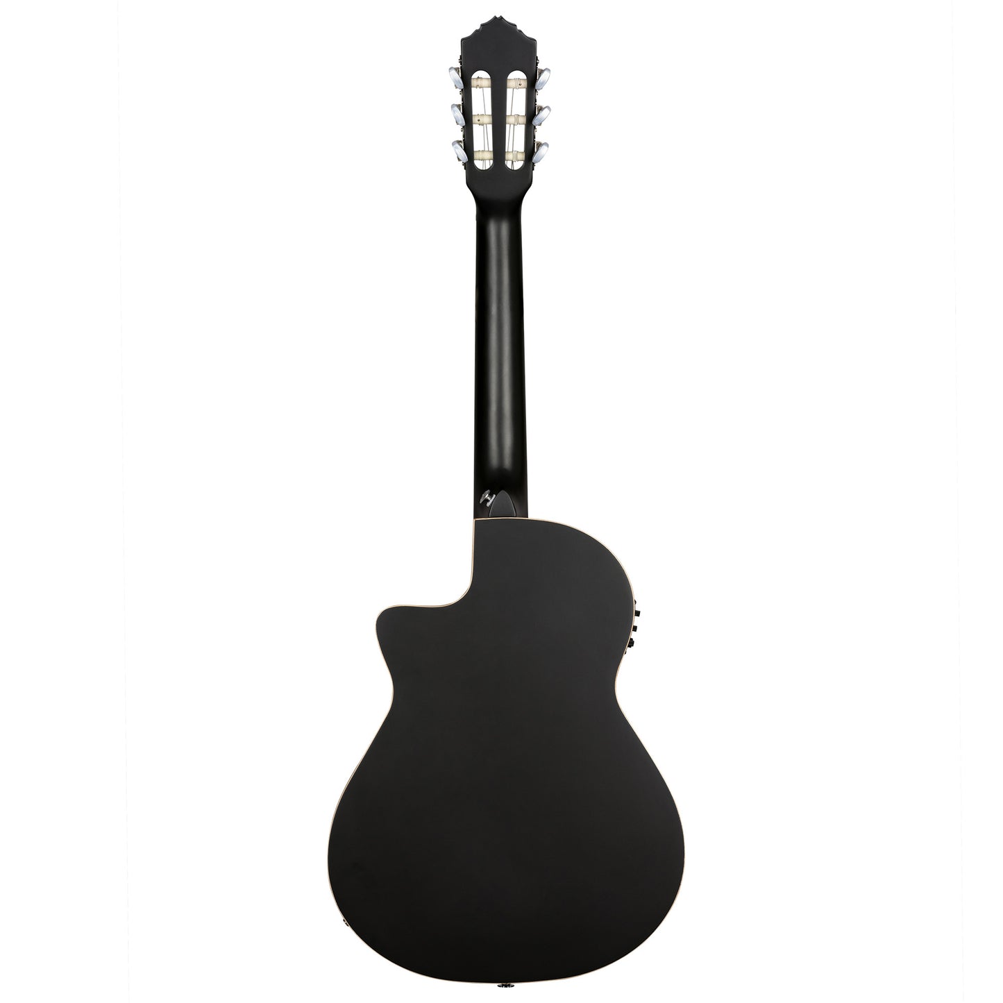 RCE12534-SBK, corps Thinline, pan coupé, EQ Magus X/G, table épicéa, f/e acajou, sillet 45 mm, housse, noir satiné