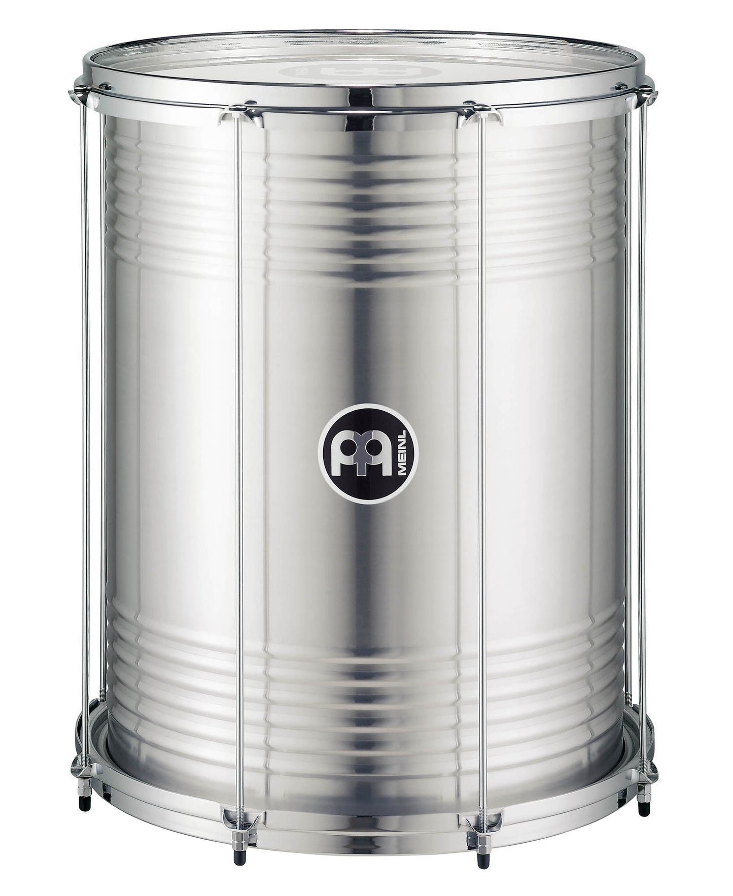 Surdo 16" x 20", 8 tirants, fût aluminium, peau synthétique, accastillage chromé