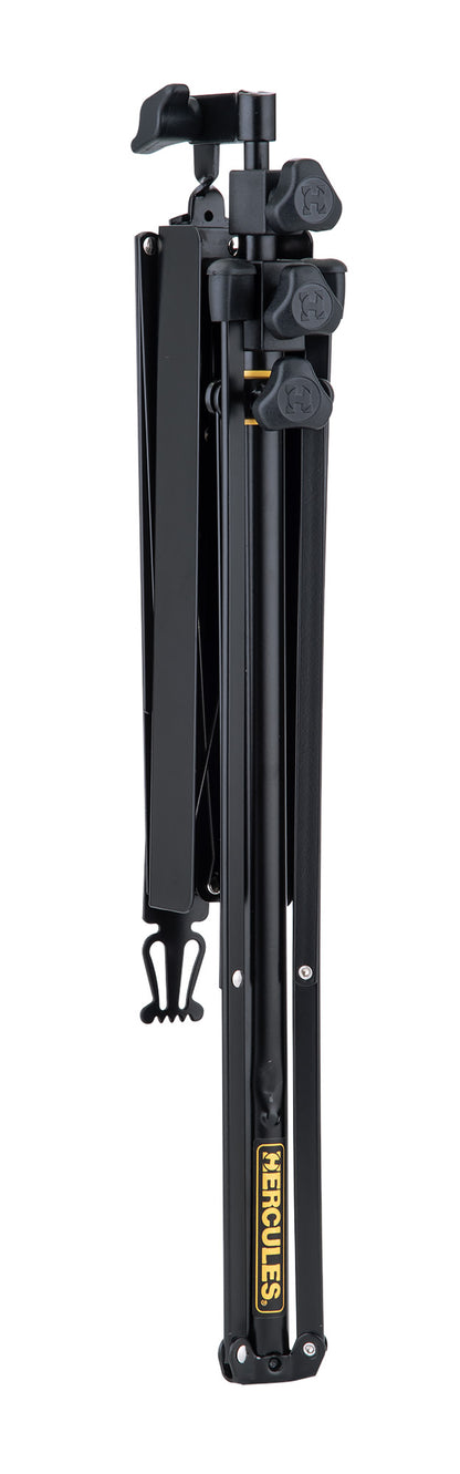 Pupitre pliant, 3 parties, avec housse de transport, plateau: 44 x 29 cm, hauteur: 60 - 120 cm, poids: 1.1 kg, noir et jaune