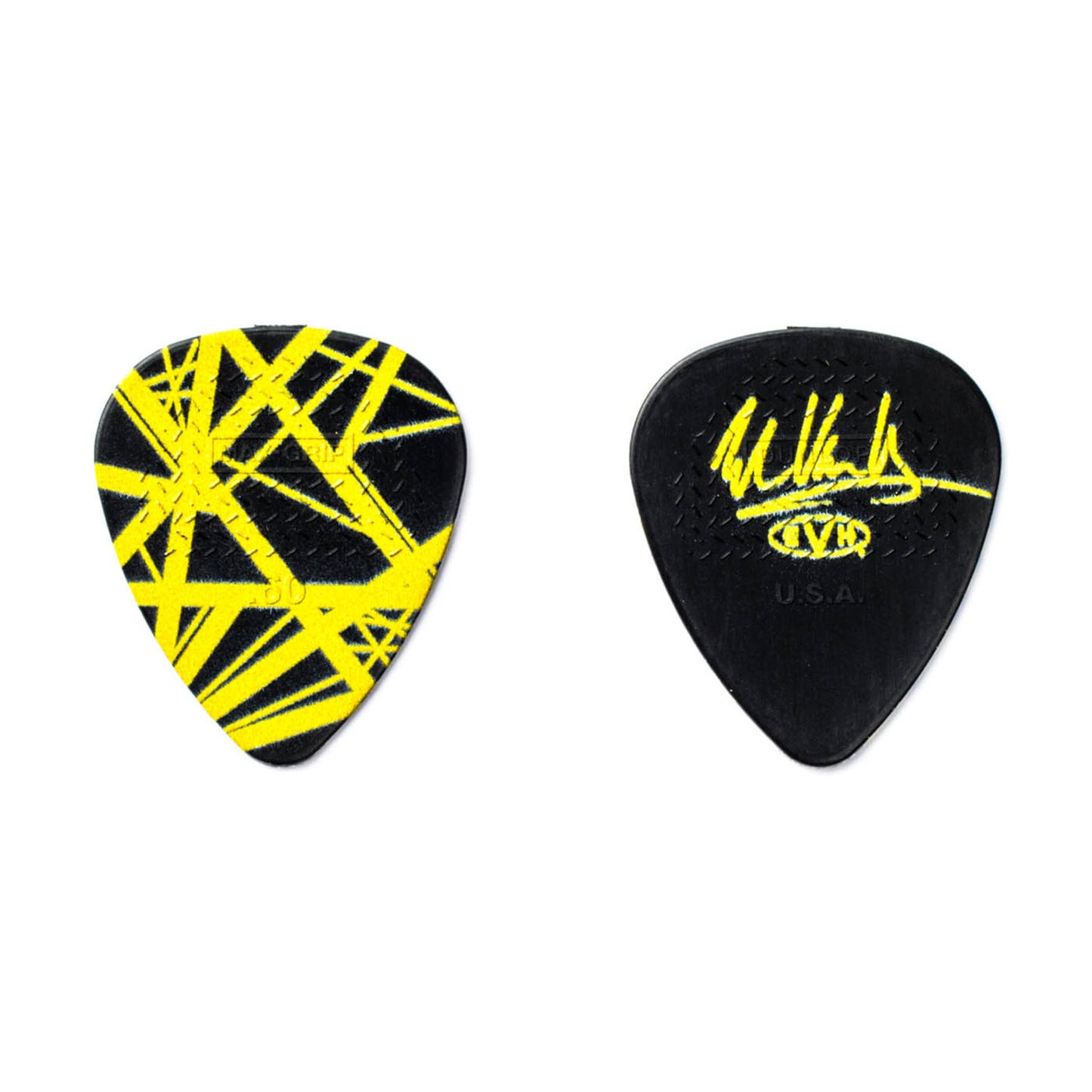 Boite de 6 médiators Eddie Van Halen VH II 0.60 mm