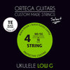 Ortega Set di Corde per Ukulele Tenore Nylon Nero