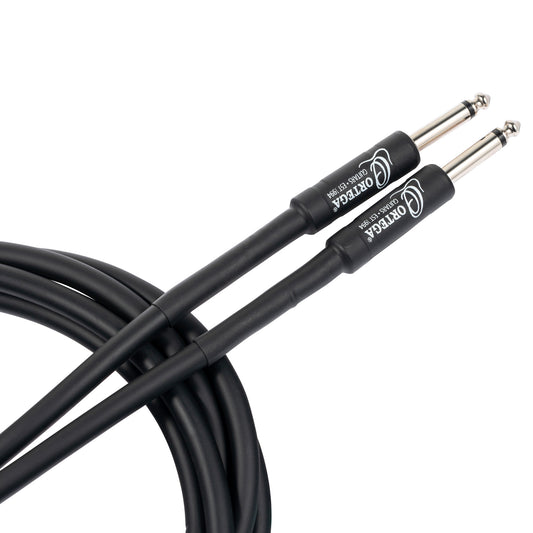 Câble instrument ORTEGA Jack/Jack, 6 mètres, noir