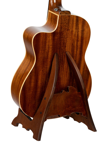 OWGS-1, support guitare Ortega, bouleau multiplis, brun