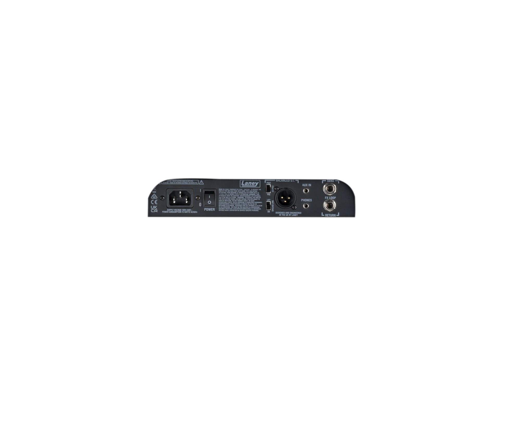 Combo basse DB200-210, amplification 200W Class D, 2x HP 10" HH Blue Label, pré-amplification type lampe et transistor, noir